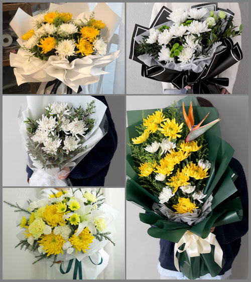云南红河州个旧市锡城填白事花束代送